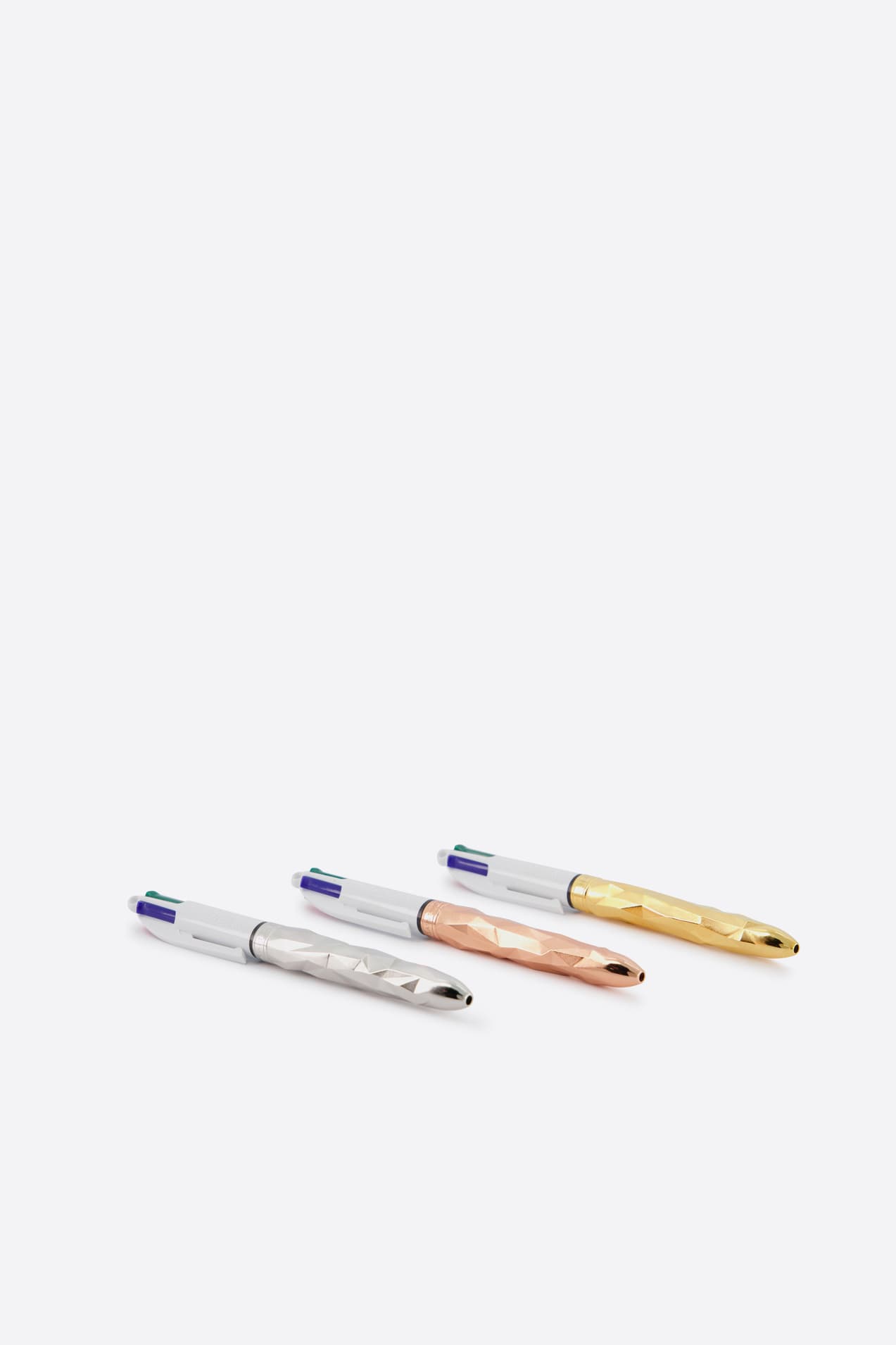 Stylos Bic x Orlinski Argent, Or Rose, Doré